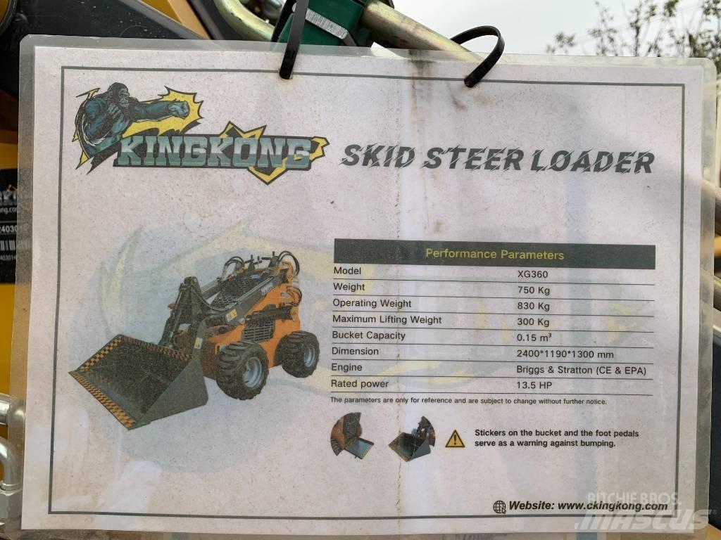 KingKong XG360 Minilæsser - skridstyret