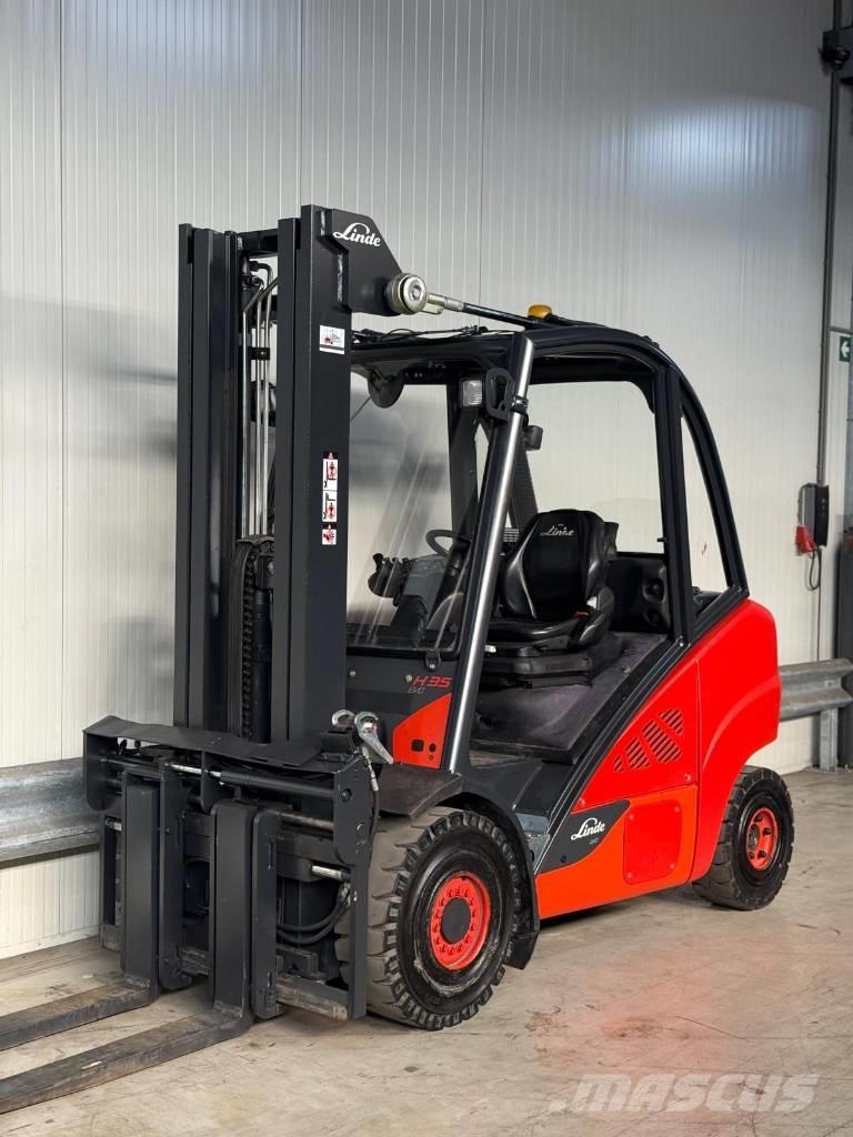 Linde H 35D-01 El gaffeltrucks