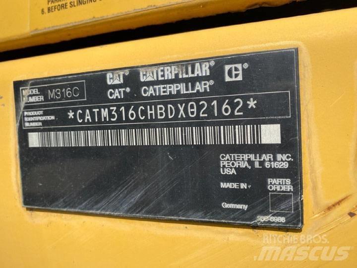 CAT M316C Gravemaskiner på hjul