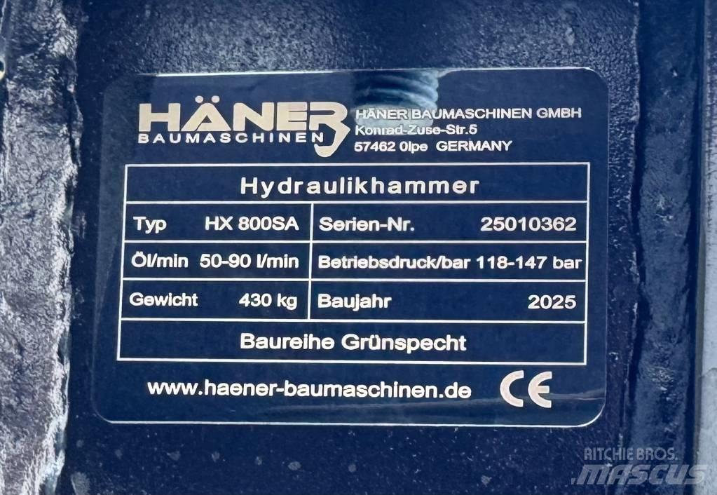  Haner HX 800SA Hydraulik / Trykluft hammere