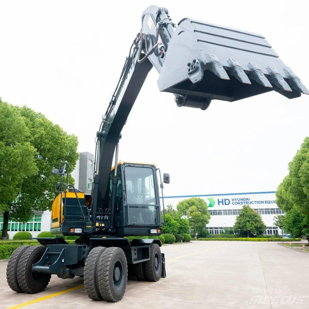 Hyundai HW155 Gravemaskiner på hjul