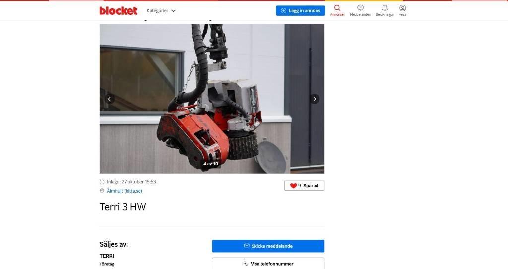 Terri 3HW Skovningsmaskiner