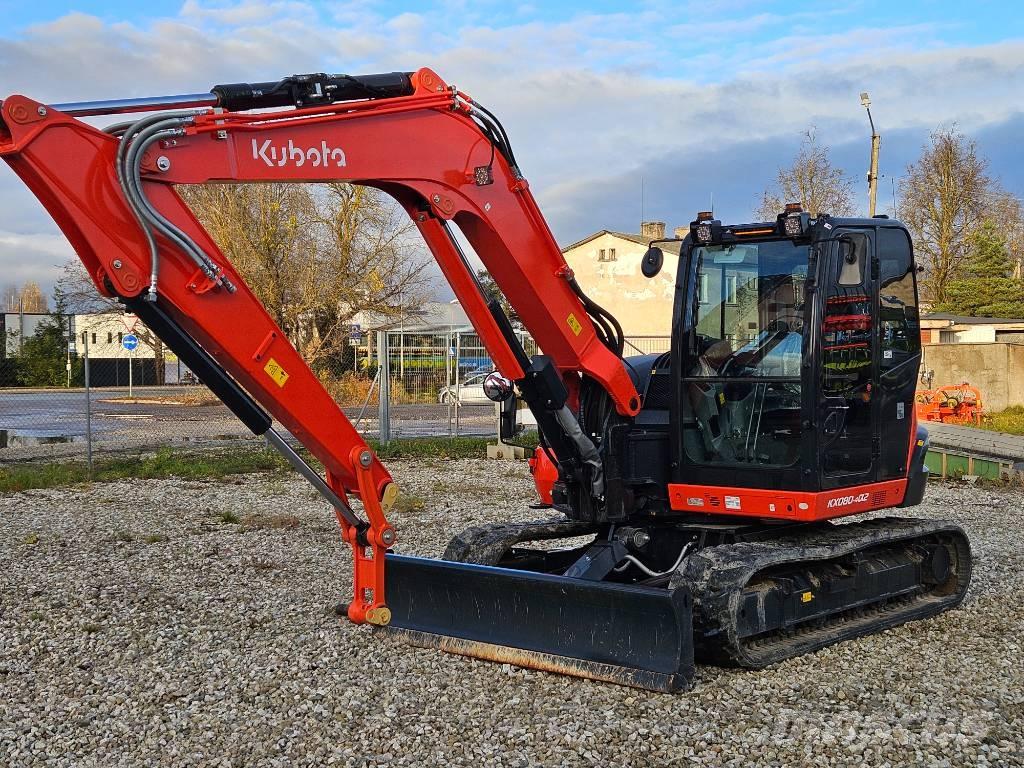 Kubota KX 080-4 Midi-gravemaskiner 7t - 12t