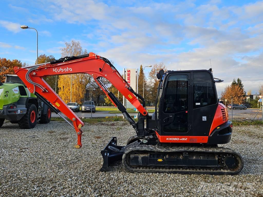 Kubota KX 080-4 Midi-gravemaskiner 7t - 12t