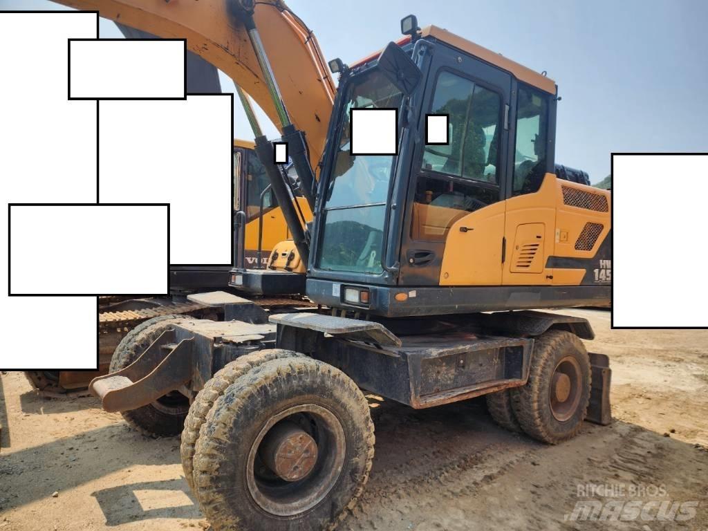 Hyundai HW145 Gravemaskiner på hjul