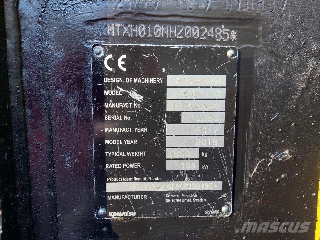 Komatsu 911 Skovningsmaskiner