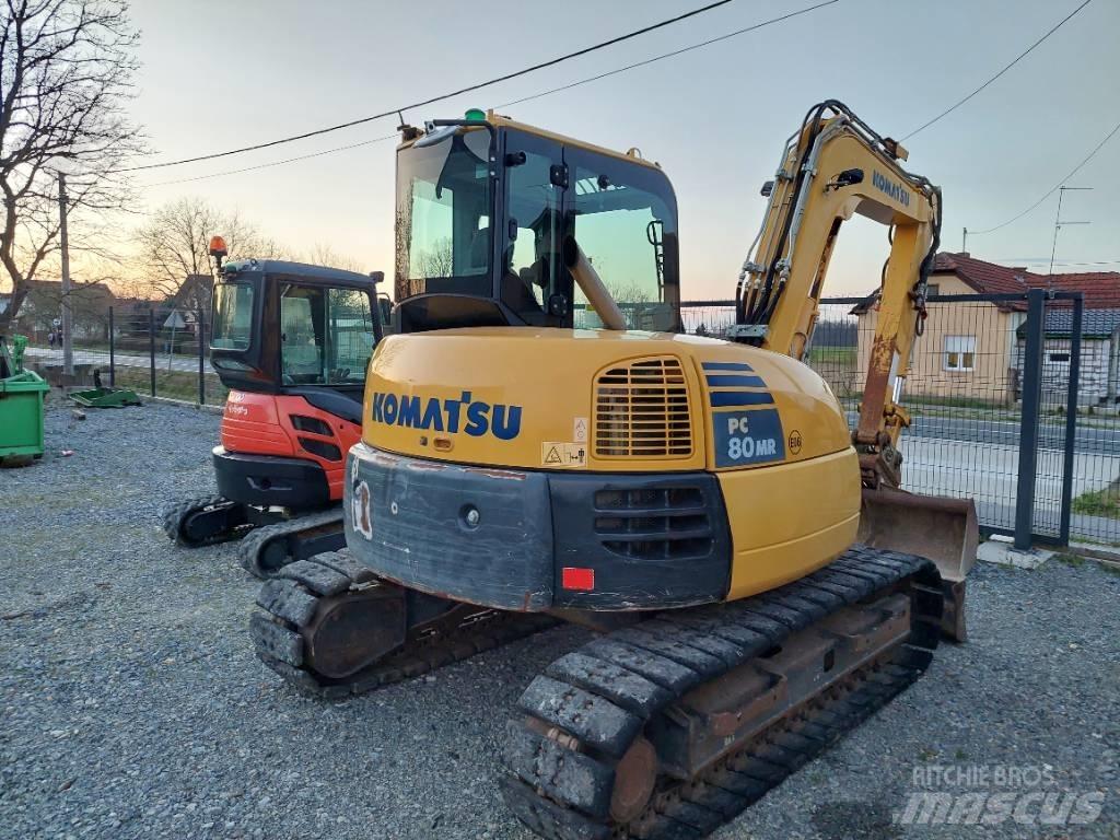 Komatsu PC 80 MR Midi-gravemaskiner 7t - 12t