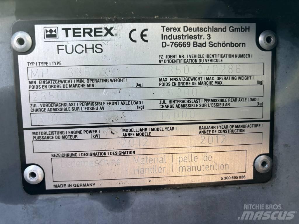 Fuchs MHL 335 Materialehåndteringsmaskiner