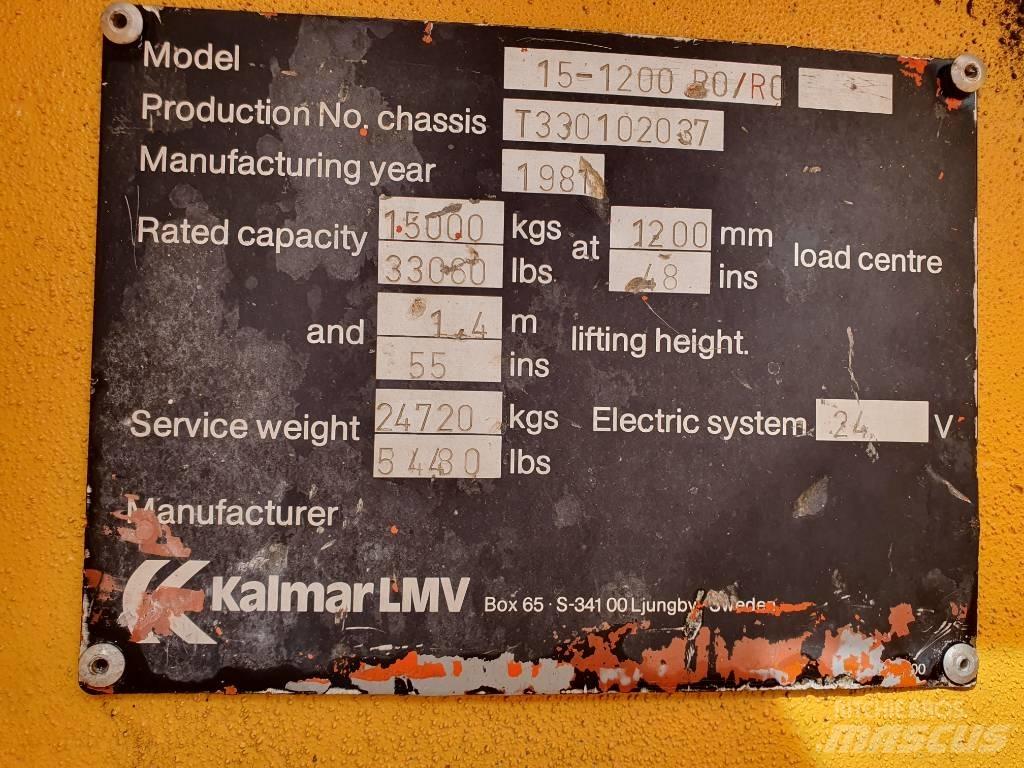 Kalmar 15-1200 Diesel gaffeltrucks