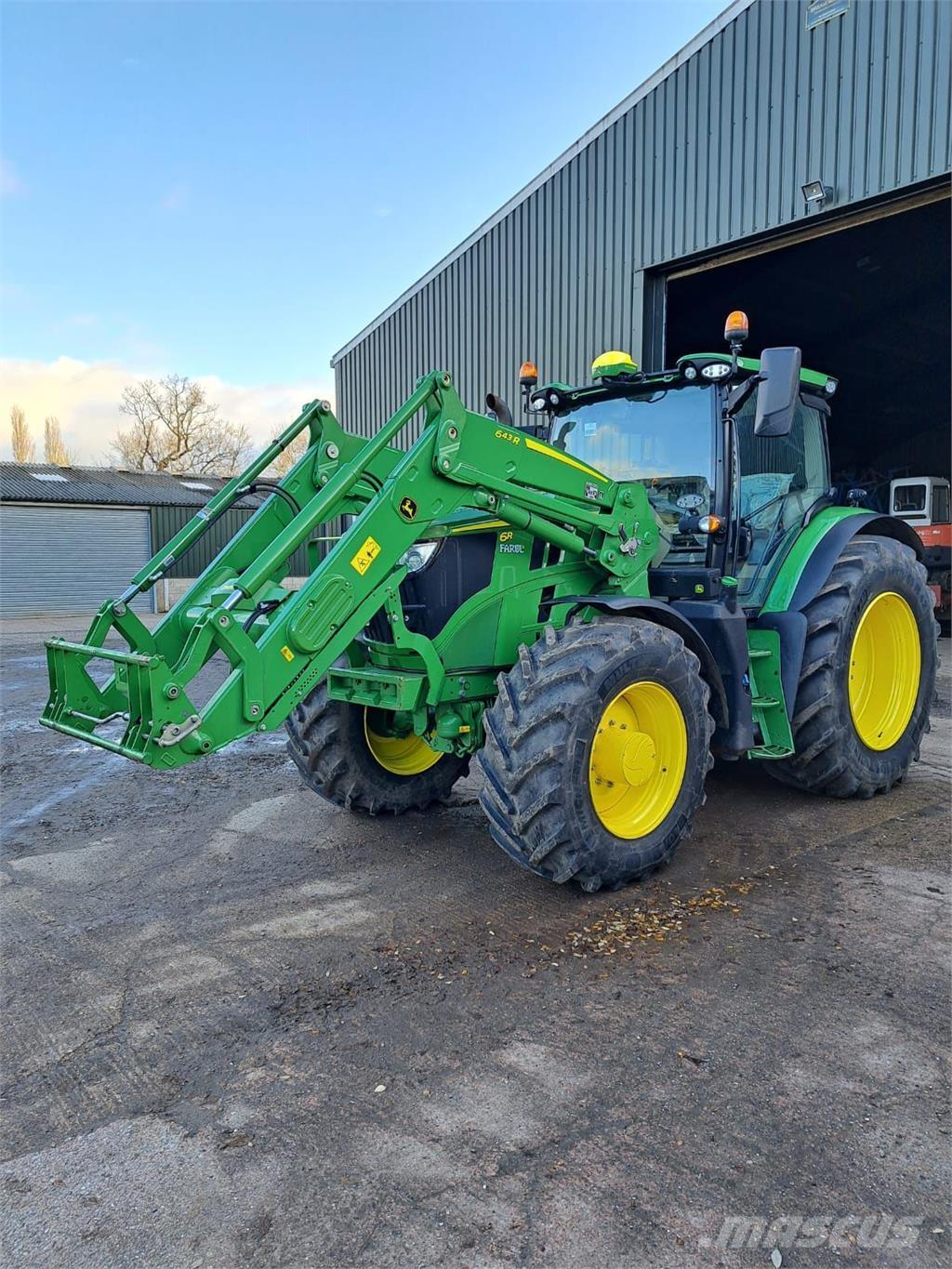 John Deere 6R 155 Traktorer