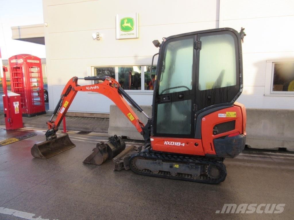 Kubota KX018-4 Gravemaskiner på larvebånd