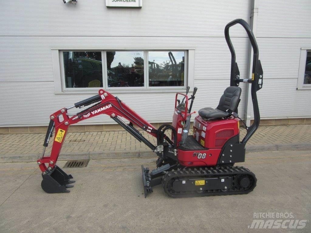 Yanmar SV08 Gravemaskiner på larvebånd