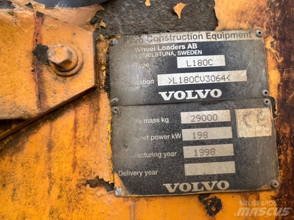 Volvo L180c Læssemaskiner på hjul