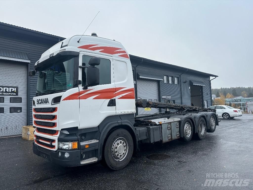 Scania R520 8x2/4 Demonterbare/wirehejs lastbiler