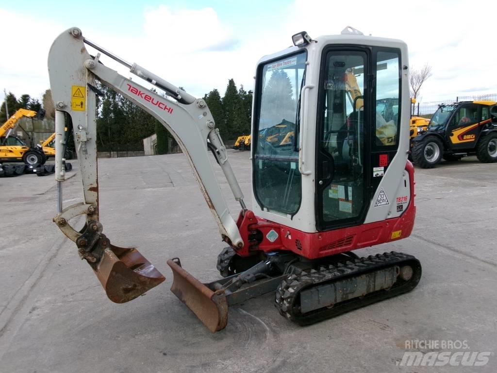 Takeuchi TB 216 Minigravemaskiner