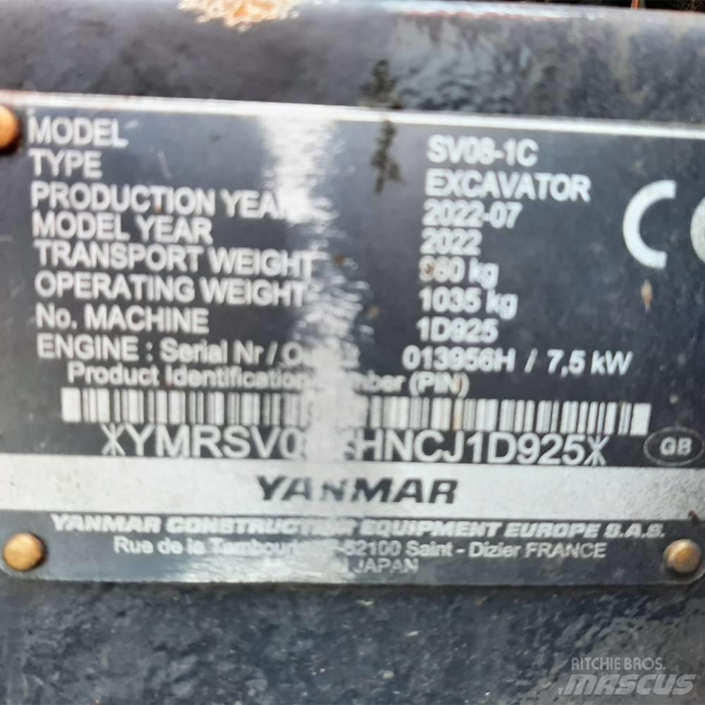 Yanmar SV 08 Minigravemaskiner