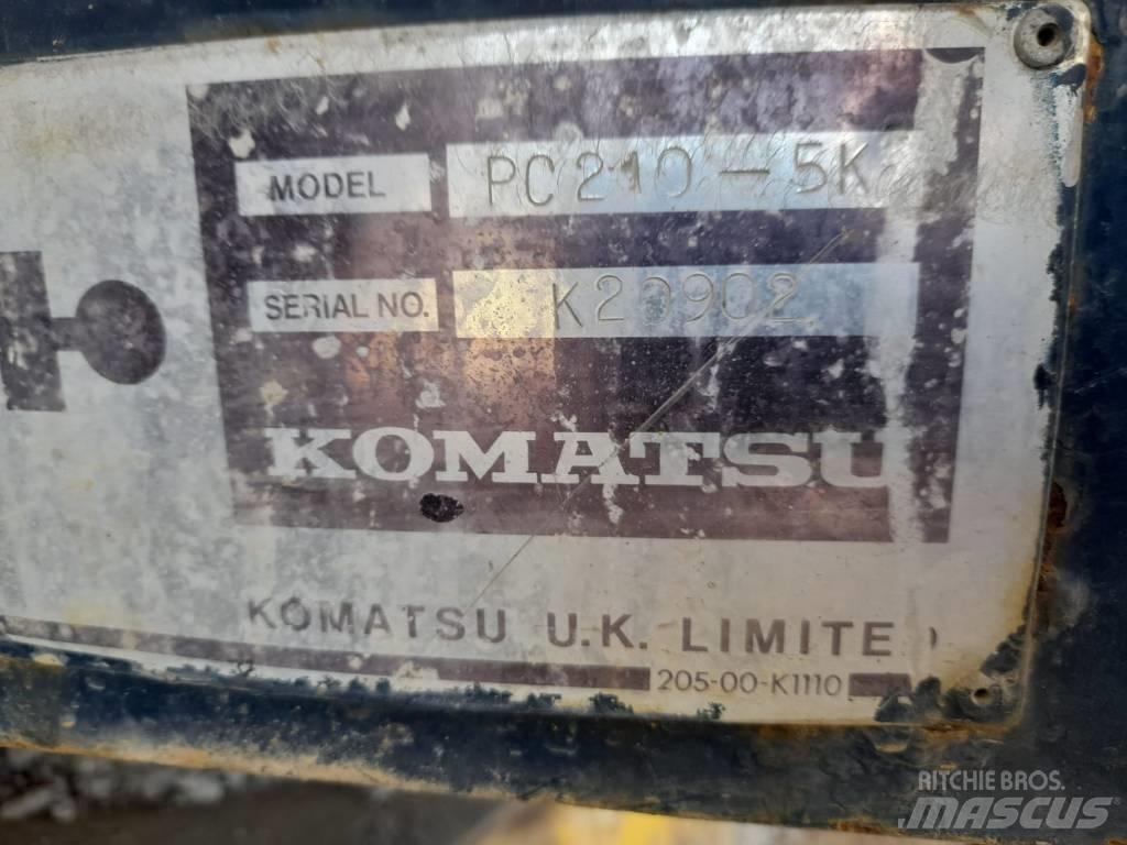 Komatsu PC 210-5 Gravemaskiner på larvebånd