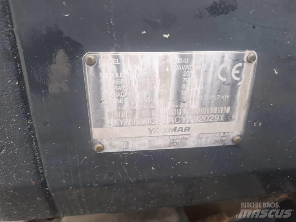 Yanmar Vio 80 U Midi-gravemaskiner 7t - 12t