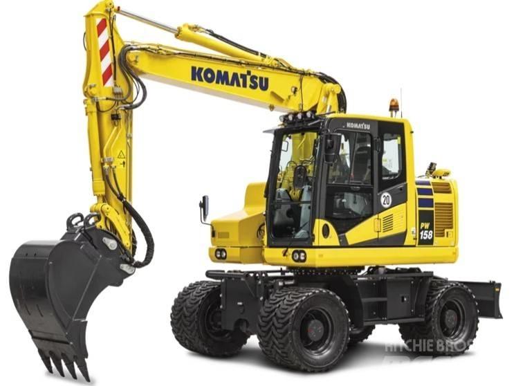 Komatsu PW158-11E0 Gravemaskiner på hjul