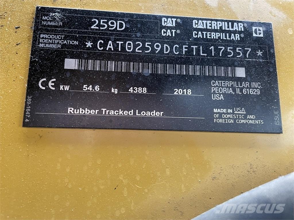 CAT 259D HF Minilæsser - skridstyret