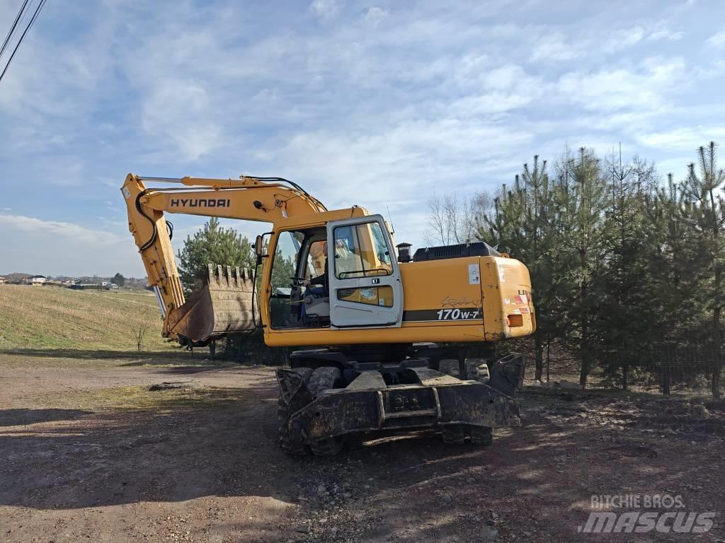 Hyundai 170W-7 Gravemaskiner på hjul