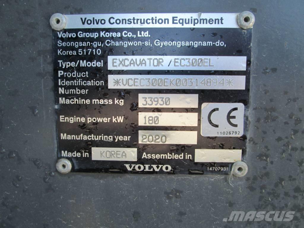 Volvo EC 300 EL Gravemaskiner på larvebånd