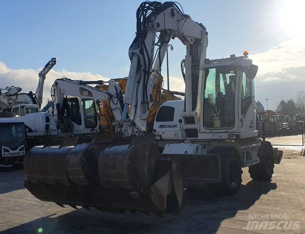 Mecalac 714 MWE Gravemaskiner på hjul