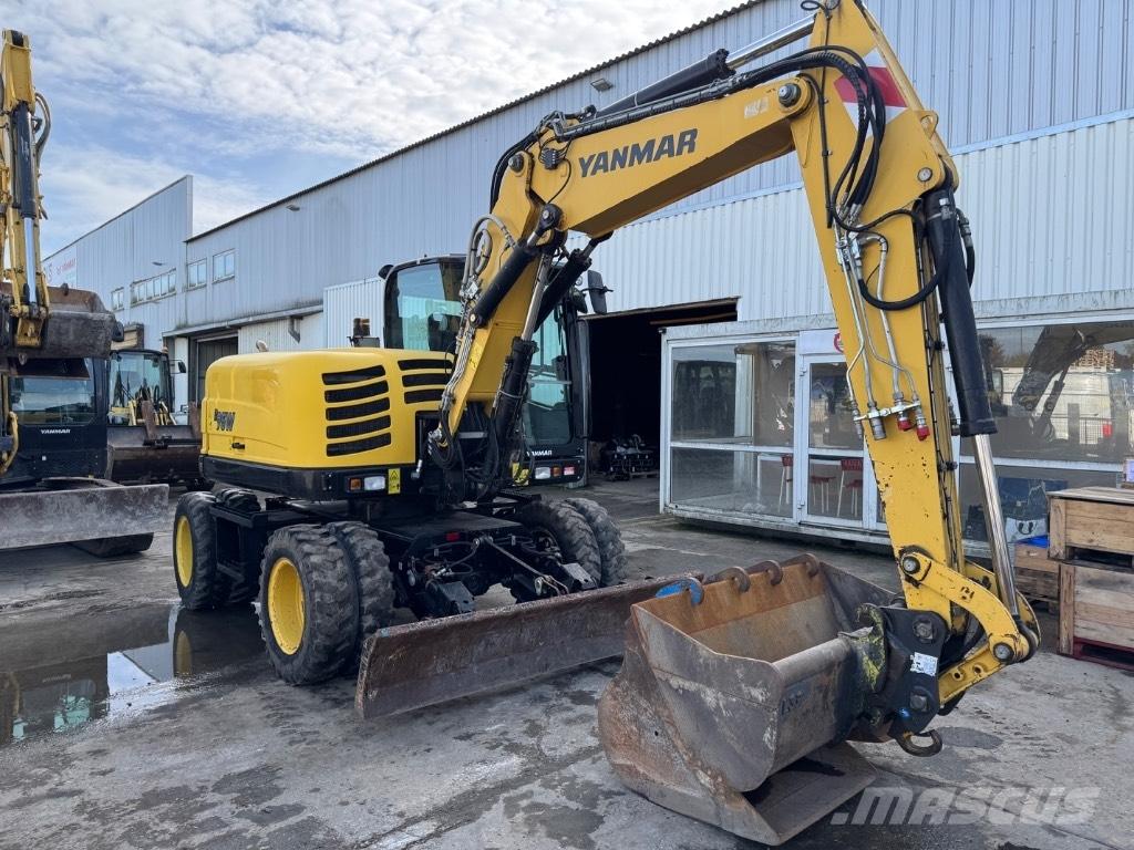 Yanmar B95W (40576) Gravemaskiner på hjul