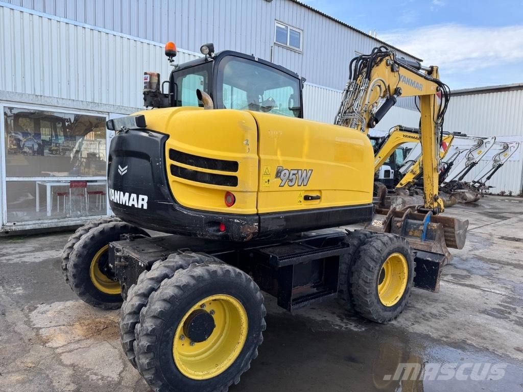 Yanmar B95W (40576) Gravemaskiner på hjul