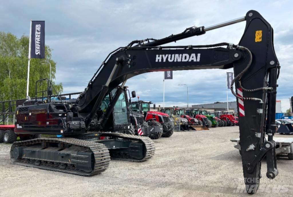 Hyundai HX 300 AL Gravemaskiner på larvebånd
