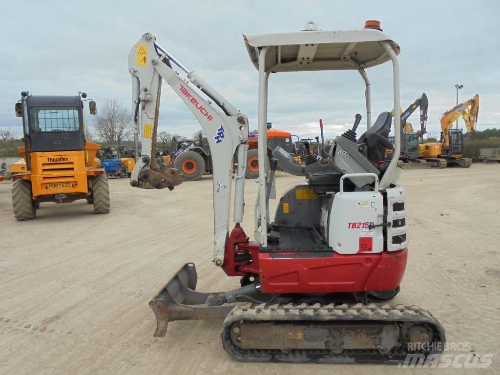 Takeuchi TB215R Minigravemaskiner