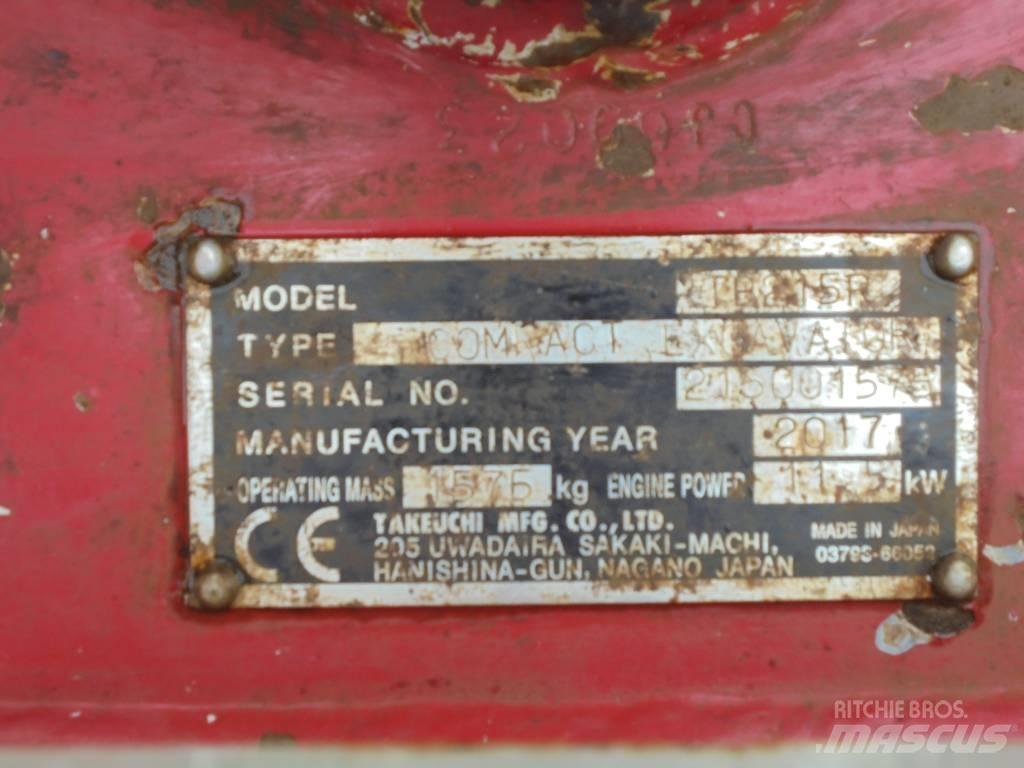 Takeuchi TB215R Minigravemaskiner
