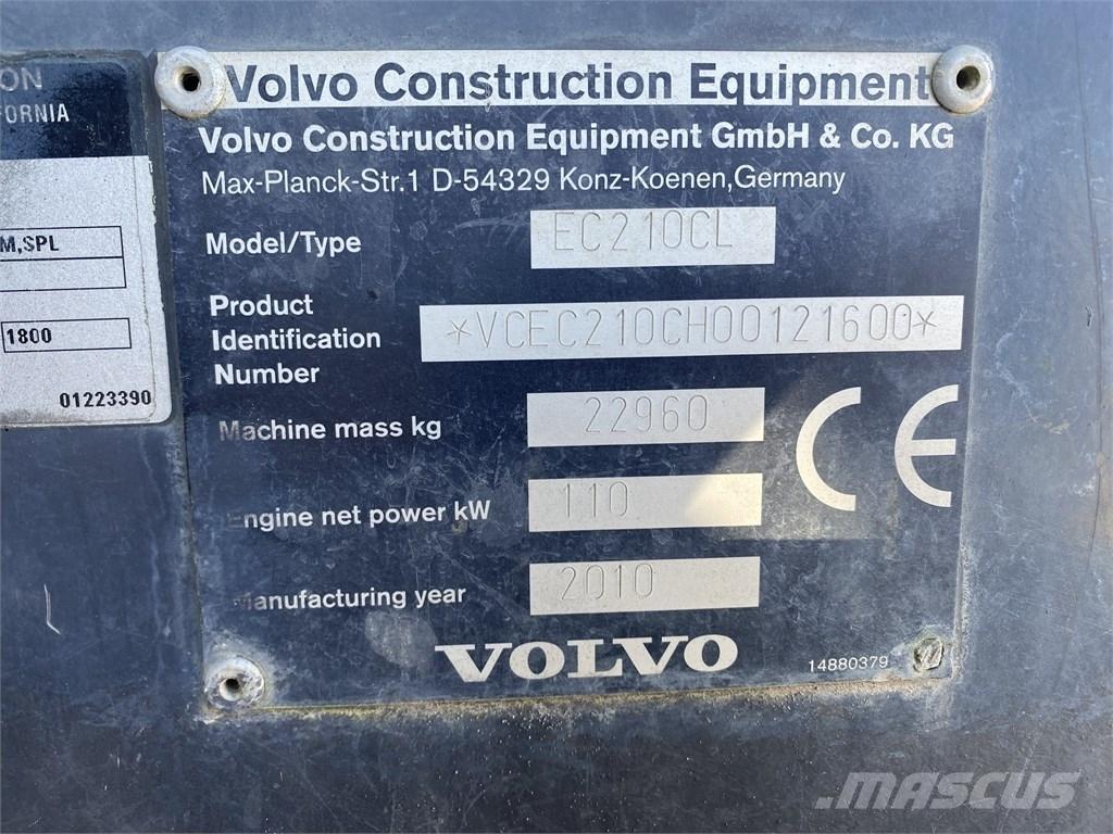 Volvo EC 210 C L Gravemaskiner på larvebånd