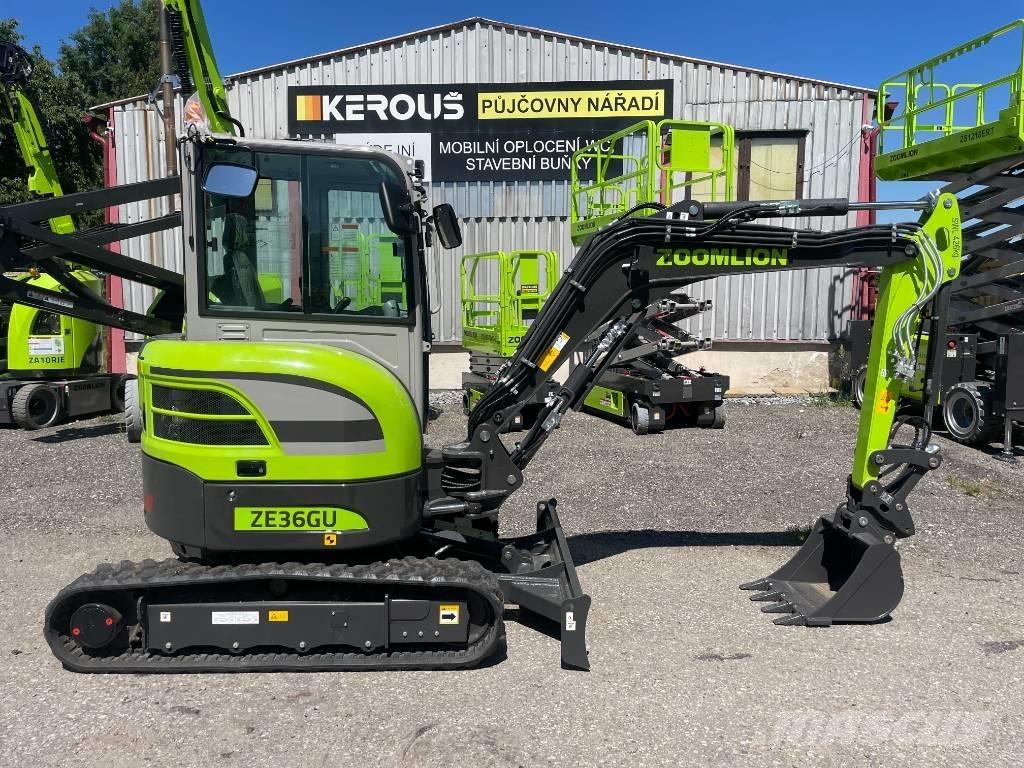 Zoomlion ZE 36 GU Gravemaskiner på larvebånd