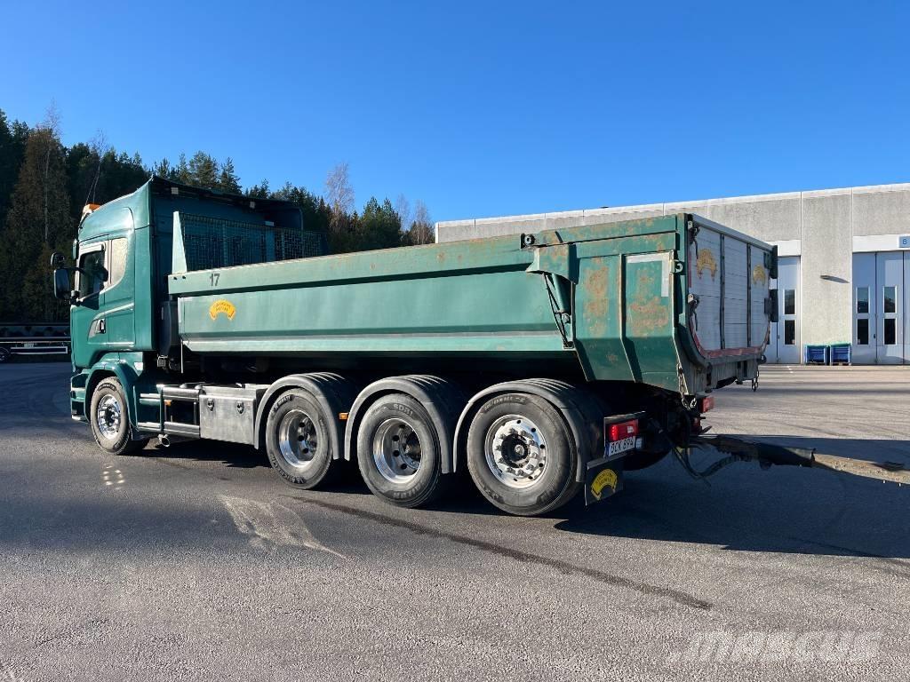 Scania R580 8x4 Lastbiler med tip