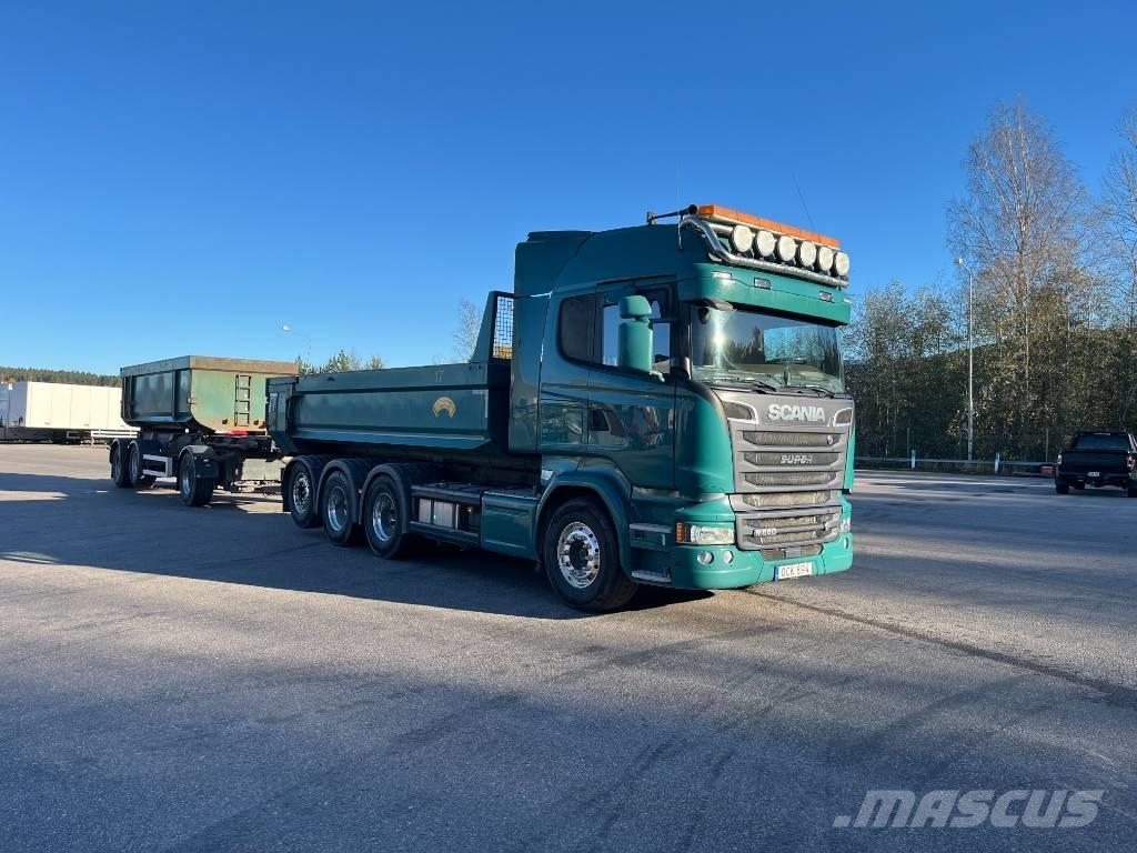 Scania R580 8x4 Lastbiler med tip