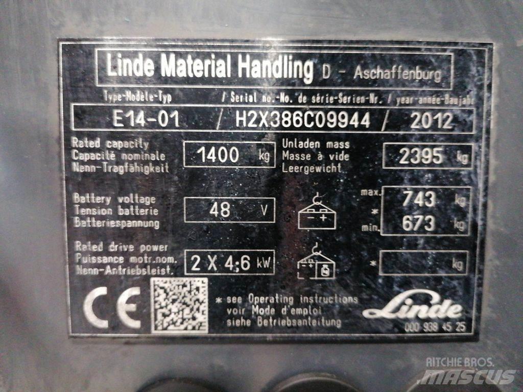 Linde E14-01 El gaffeltrucks