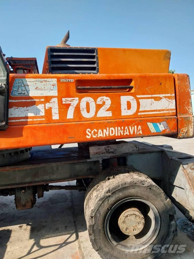 Atlas 1702 D Gravemaskiner på hjul