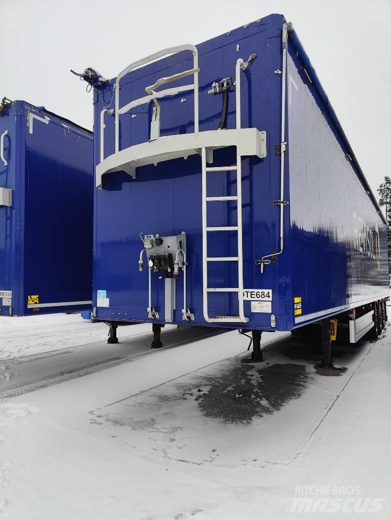 Kraker Walking floor Semi-trailer til Flis