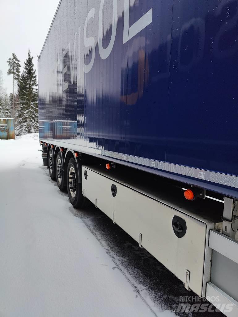 Kraker Walking floor Semi-trailer til Flis