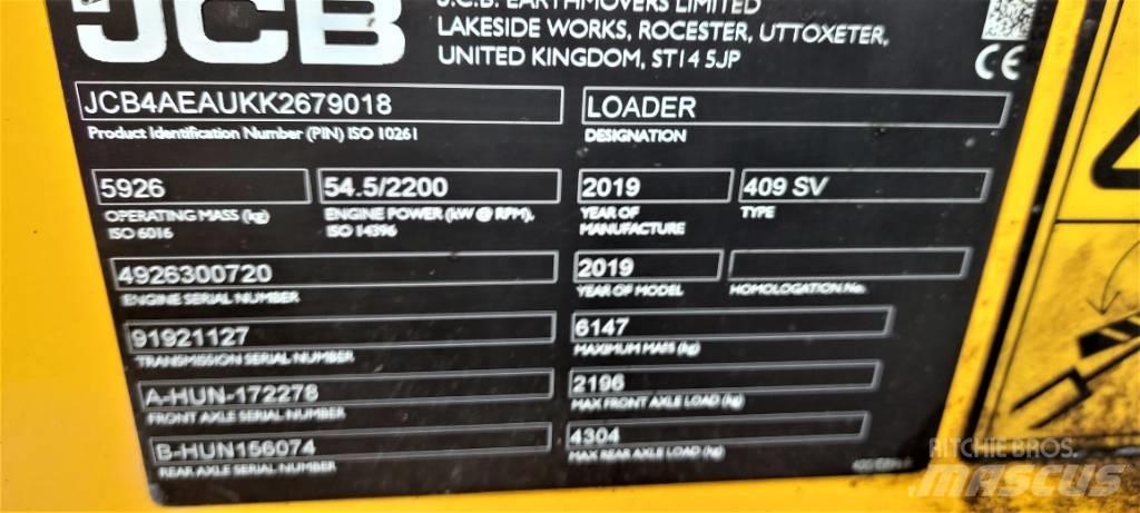 JCB 409 Læssemaskiner på hjul