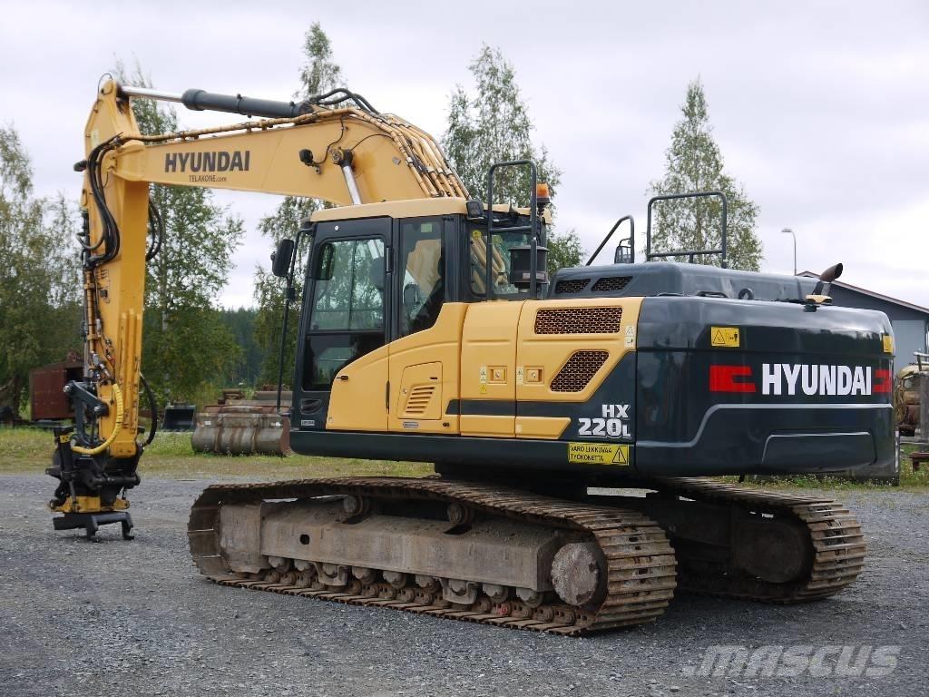 Hyundai HX 220 L Gravemaskiner på larvebånd