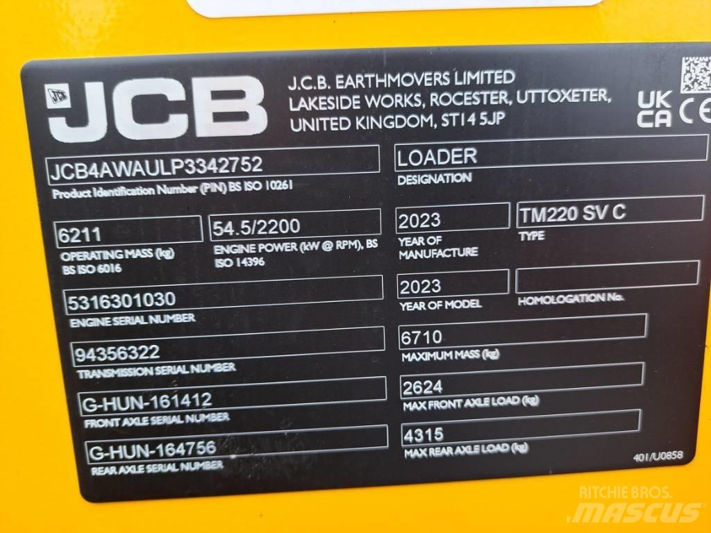 JCB TM 220 SV Læssemaskiner på hjul