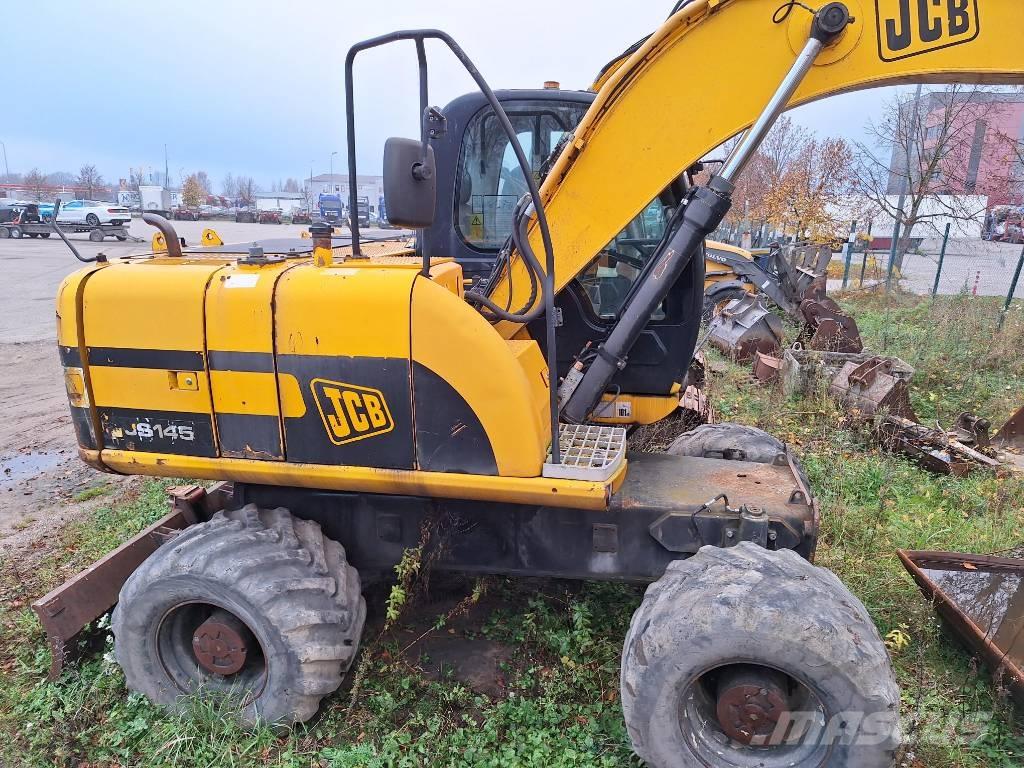 JCB JS 145 W Gravemaskiner på hjul