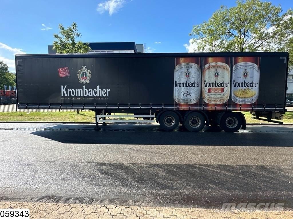 Pacton Tautliner Semi-trailer med Gardinsider