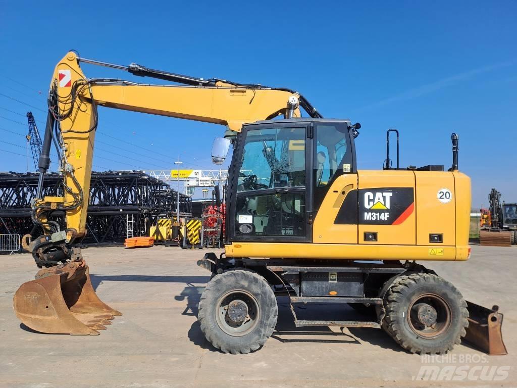 CAT M314F Gravemaskiner på hjul