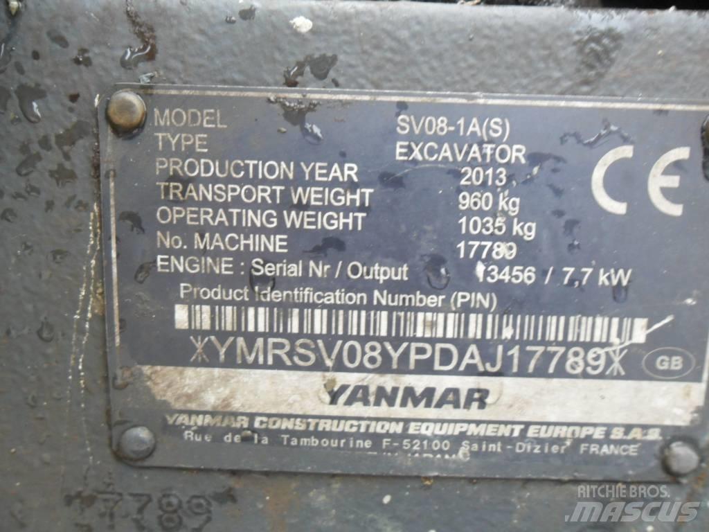 Yanmar SV 08 Minigravemaskiner