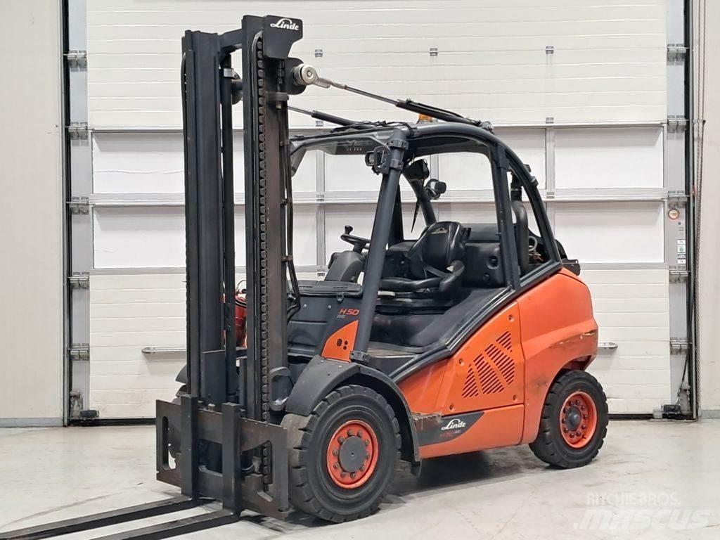 Linde H50T-02 LPG gaffeltrucks