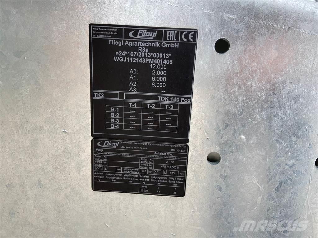 Fliegl TDK 140 FOX Landbrug - Andet 