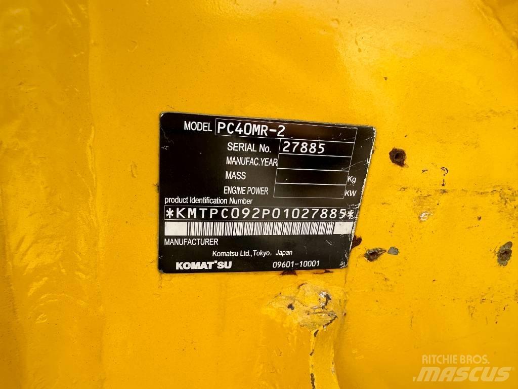 Komatsu PC 40 Minigravemaskiner